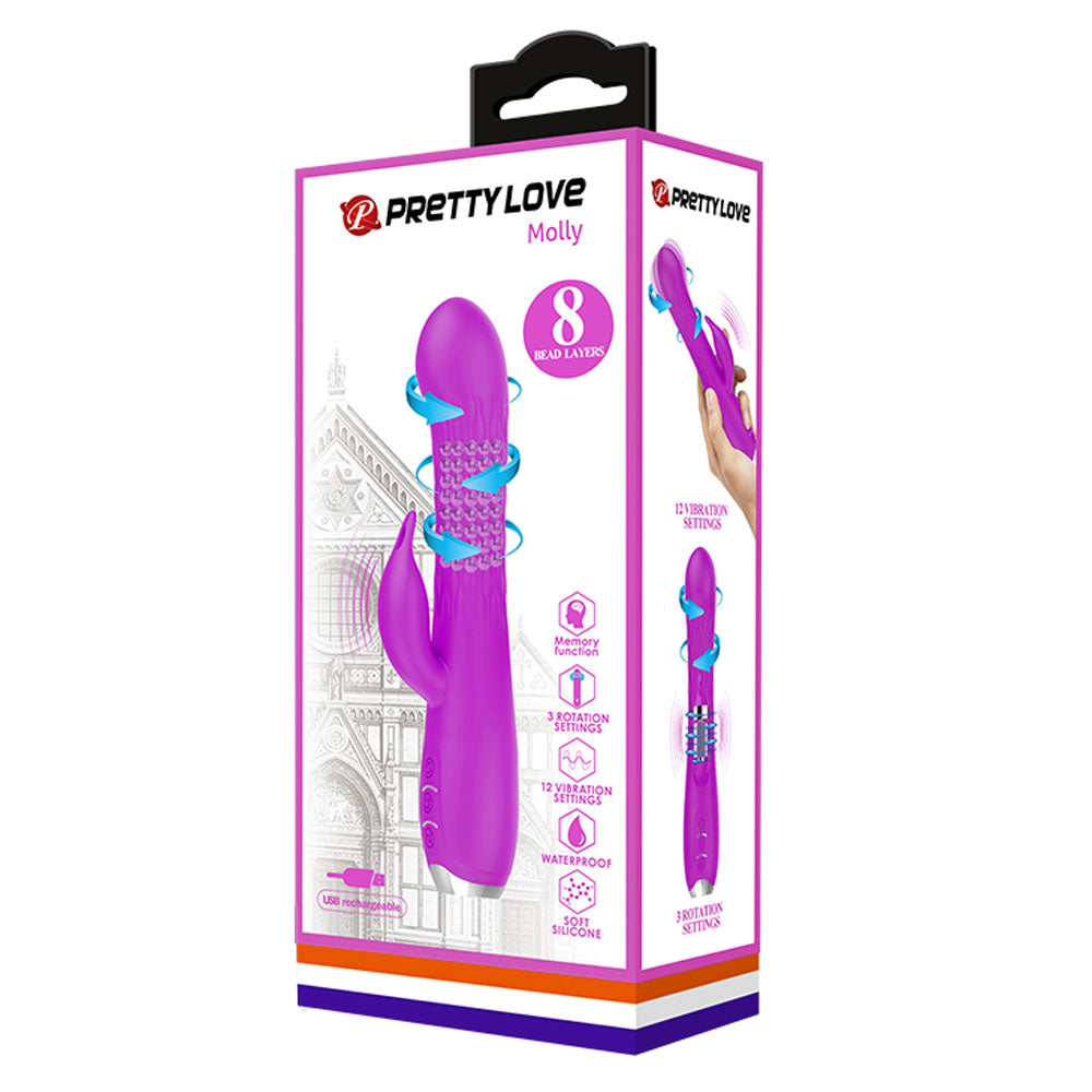 Pretty Love Molly Rotating Vibrator | 6959532332179 | Available at EroticWarehouse.com