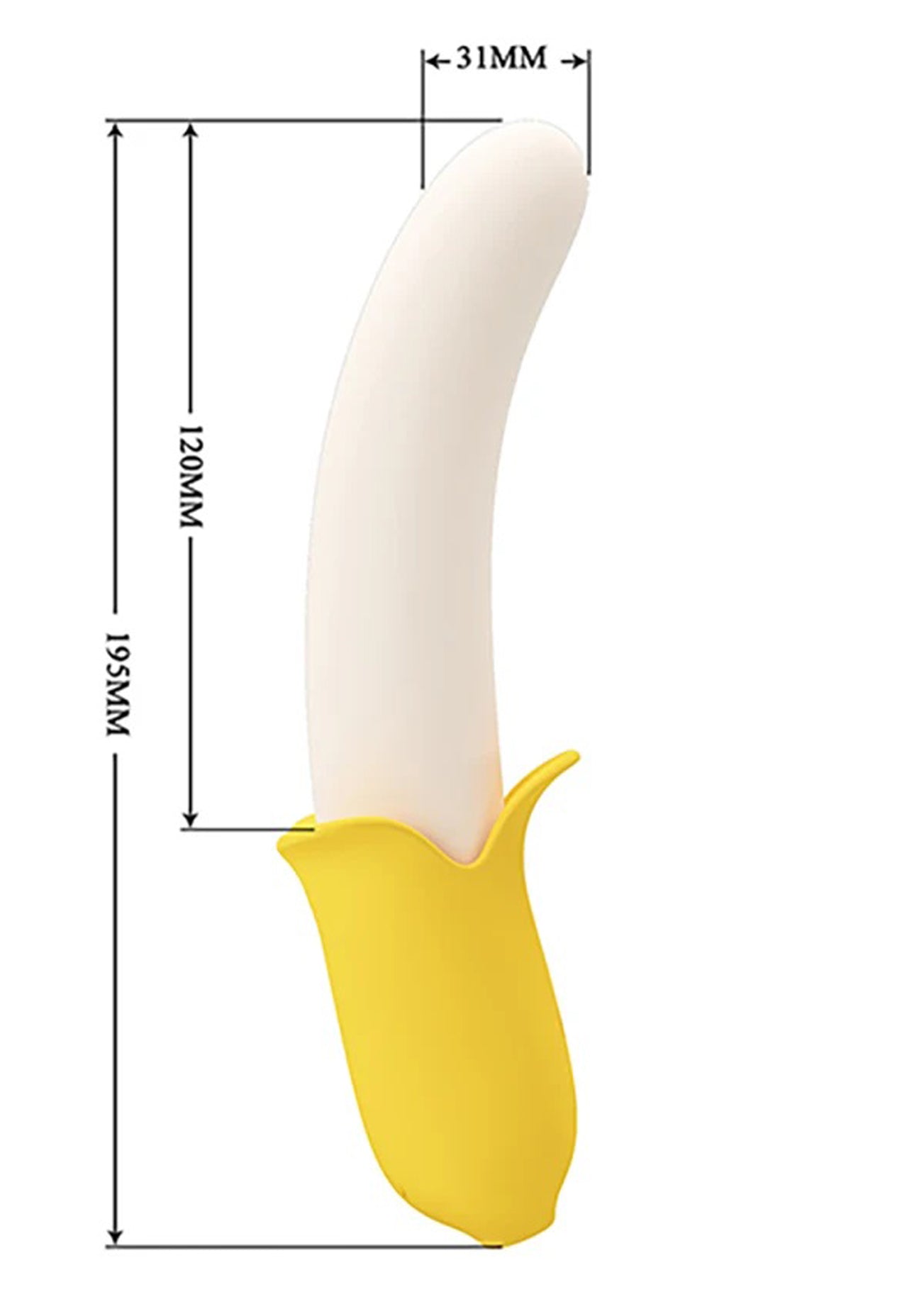 Pretty Love - Banana Geek - Yellow | 6959532327205 | Available at EroticWarehouse.com