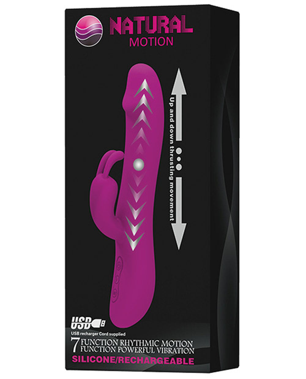 Pretty Love Natural Motion Thrusting Rabbit - 7 Function | 6937526503026 | Available at EroticWarehouse.com