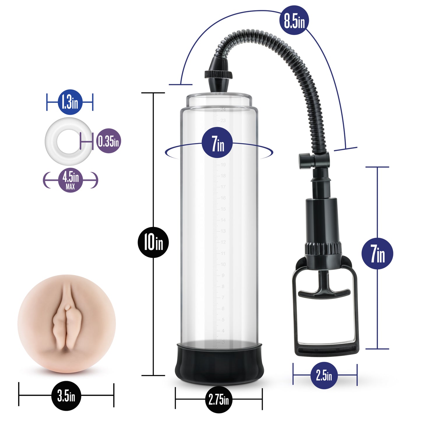 Performance Vx 4 - Male Enhancement Pump System - Clear | 853858007161 | Available at EroticWarehouse.com