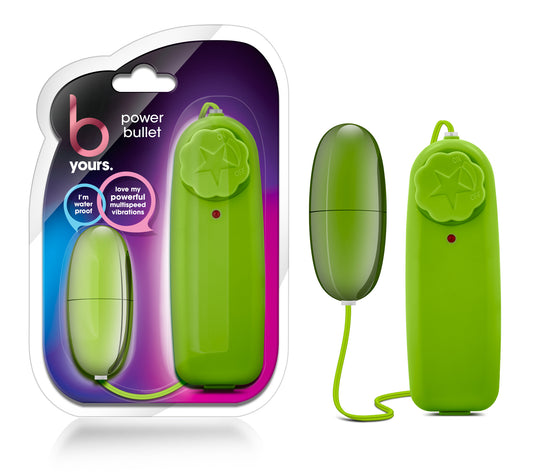 B Yours Power Bullet - Lime | 702730681749 | Available at EroticWarehouse.com