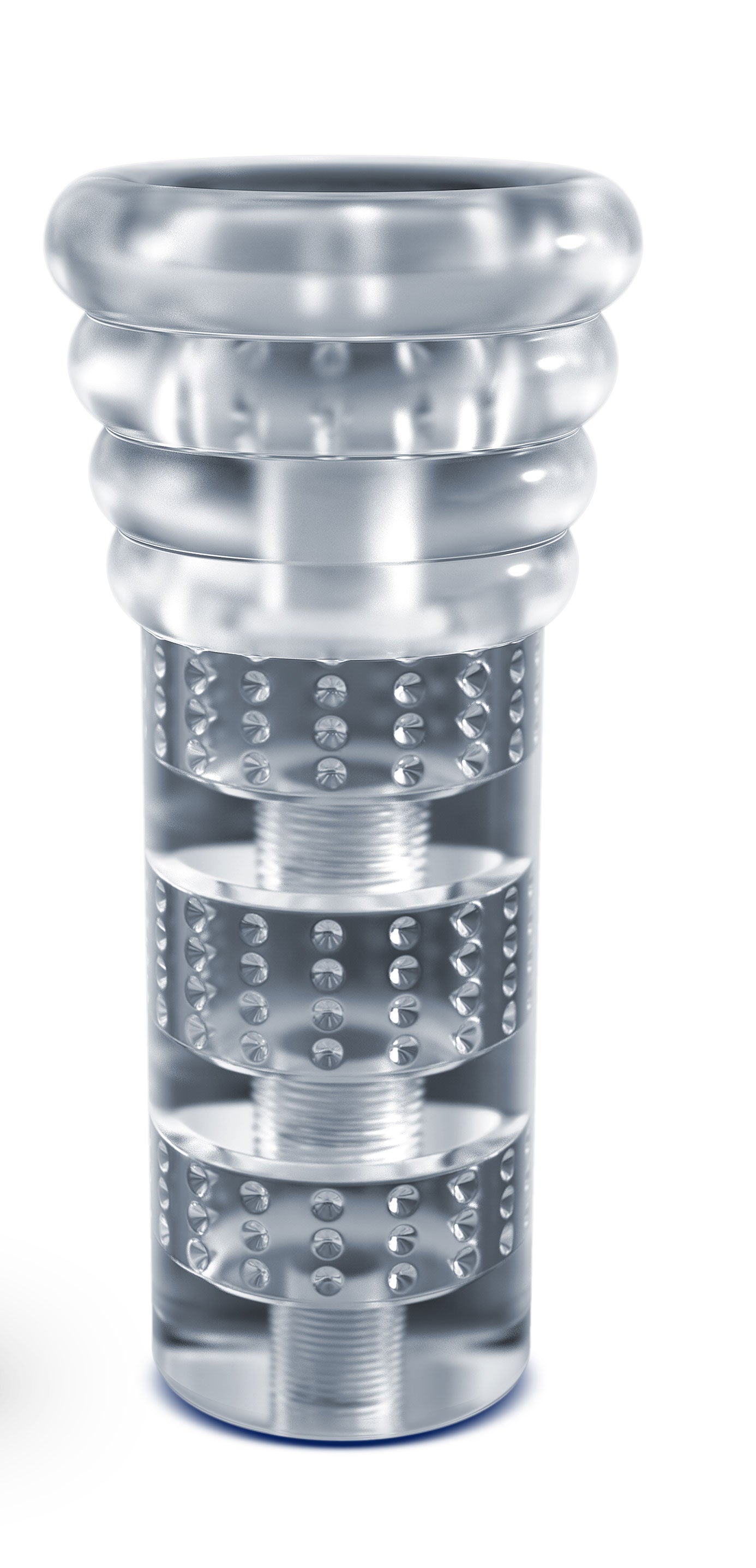 Rize - Luz - Glow in the Dark Self- Lubricating Stroker - Clear | 819835029267 | Available at EroticWarehouse.com