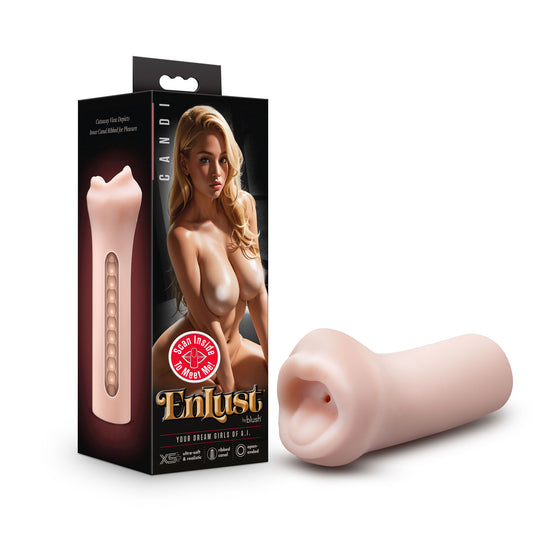 Enlust Candi AI Mouth Style Stroker | 810138370087 | Available at EroticWarehouse.com