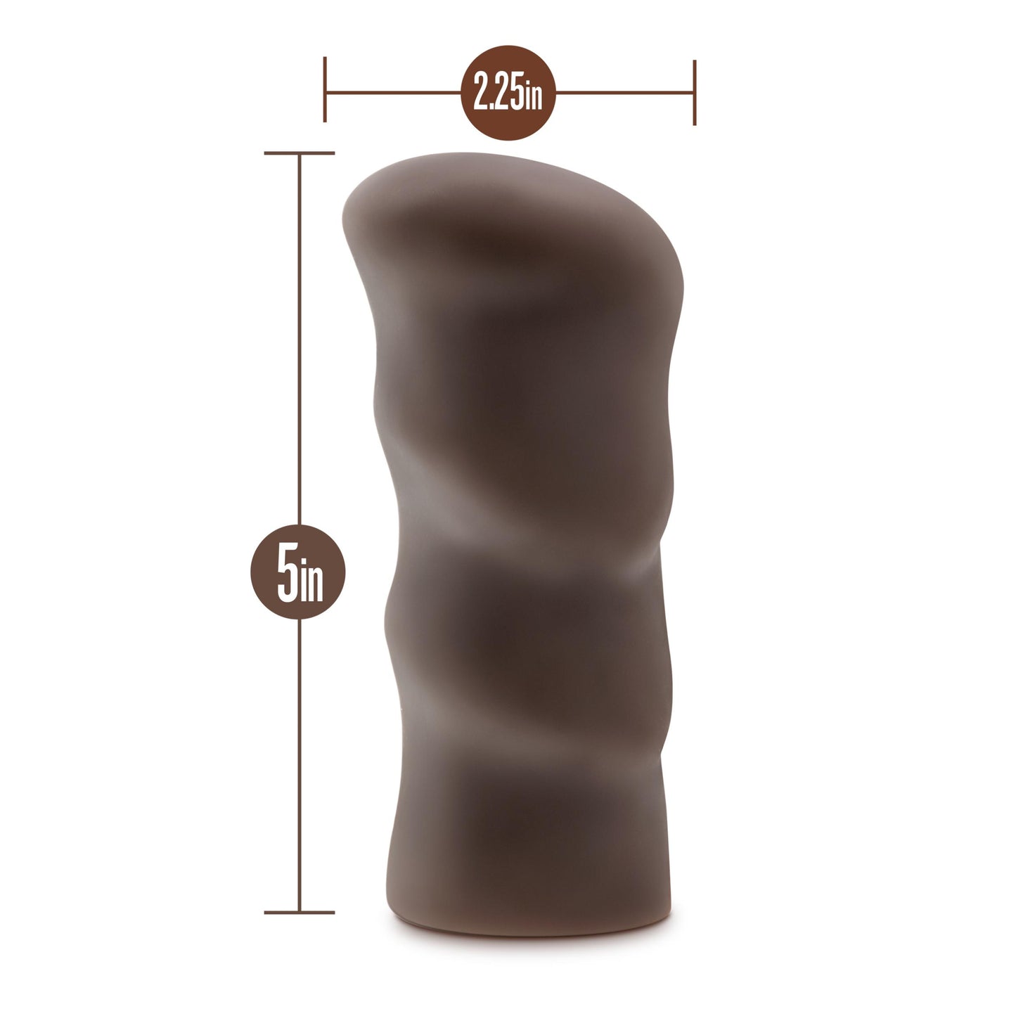Hot Chocolate - Nicole's Rear - Ass Style Stroker - Chocolate | 819835021117 | Available at EroticWarehouse.com