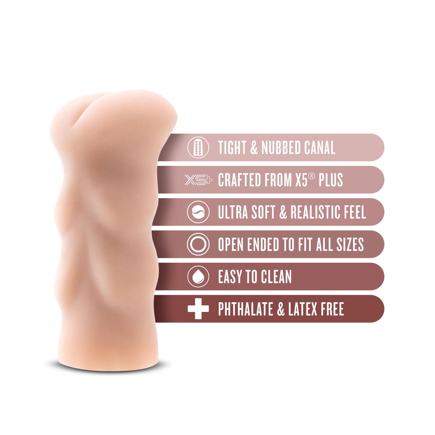 Enlust - Cassie AI Pussy Style Stroker - Beige | 810138370025 | Available at EroticWarehouse.com