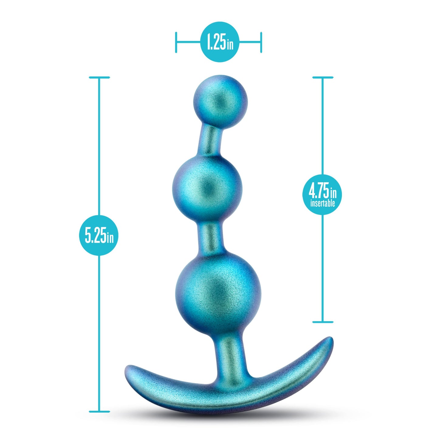 Anal Adventures Matrix - Gamma Plug - Neptune Teal | 819835029717 | Available at EroticWarehouse.com
