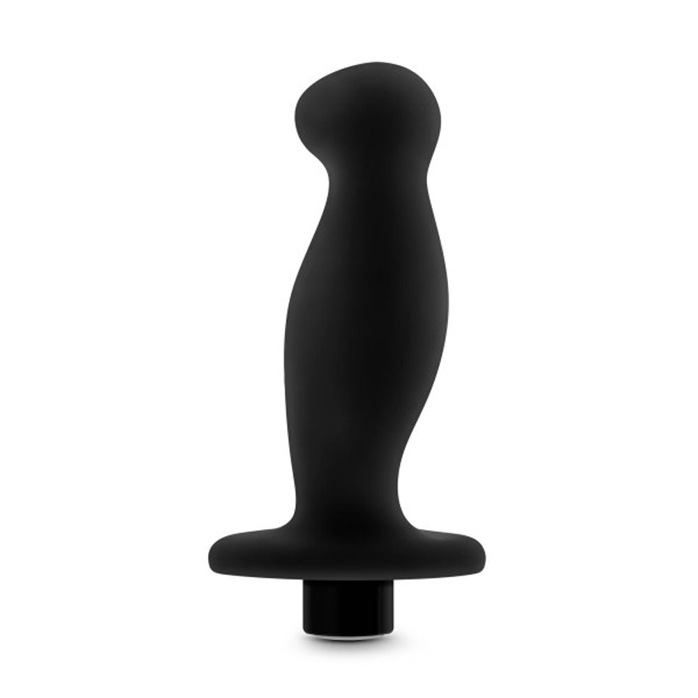 Anal Adventures - Platinum - Silicone Vibrating Prostate Massager 02 -Black | 819835026471 | Available at EroticWarehouse.com