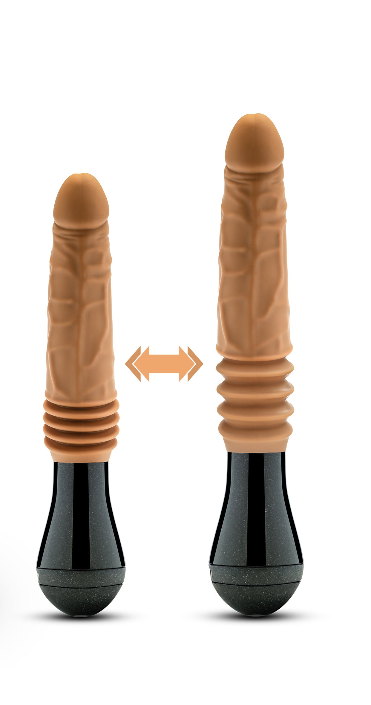Dr. Skin Silicone - Dr. Arthur - Thrusting Gyrating Vibrating Dildo - Tan | 819835027027 | Available at EroticWarehouse.com