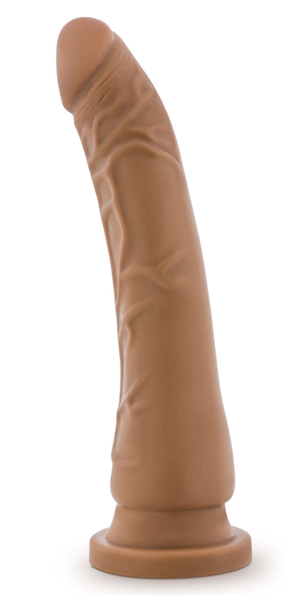 Dr. Skin Silicone - Dr. Noah - 8 Inch Dong With Suction Cup - Mocha | 819835026655 | Available at EroticWarehouse.com
