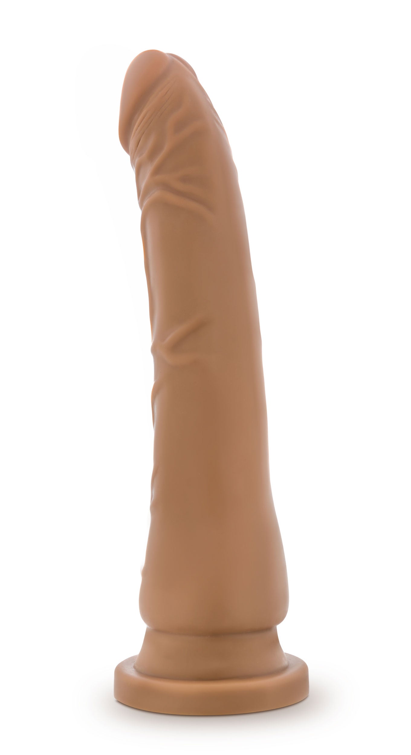 Dr. Skin Silicone - Dr. Noah - 8 Inch Dong With Suction Cup - Mocha | 819835026655 | Available at EroticWarehouse.com