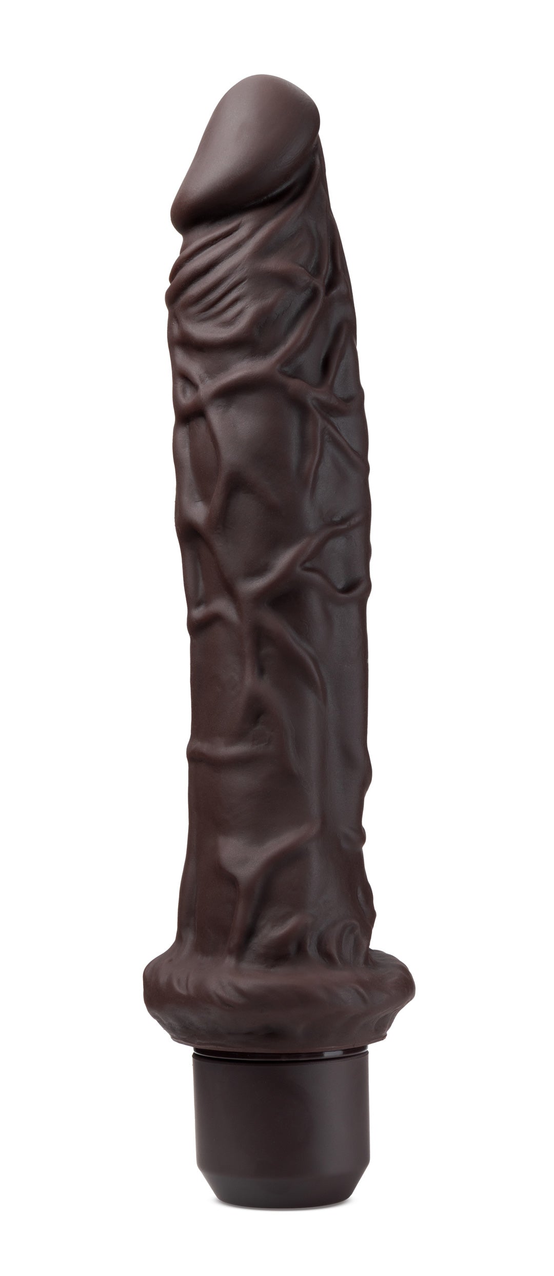 Dr. Skin Silicone - Dr. Richard - 9 Inch Vibrating Dildo - Brown | 819835029045 | Available at EroticWarehouse.com