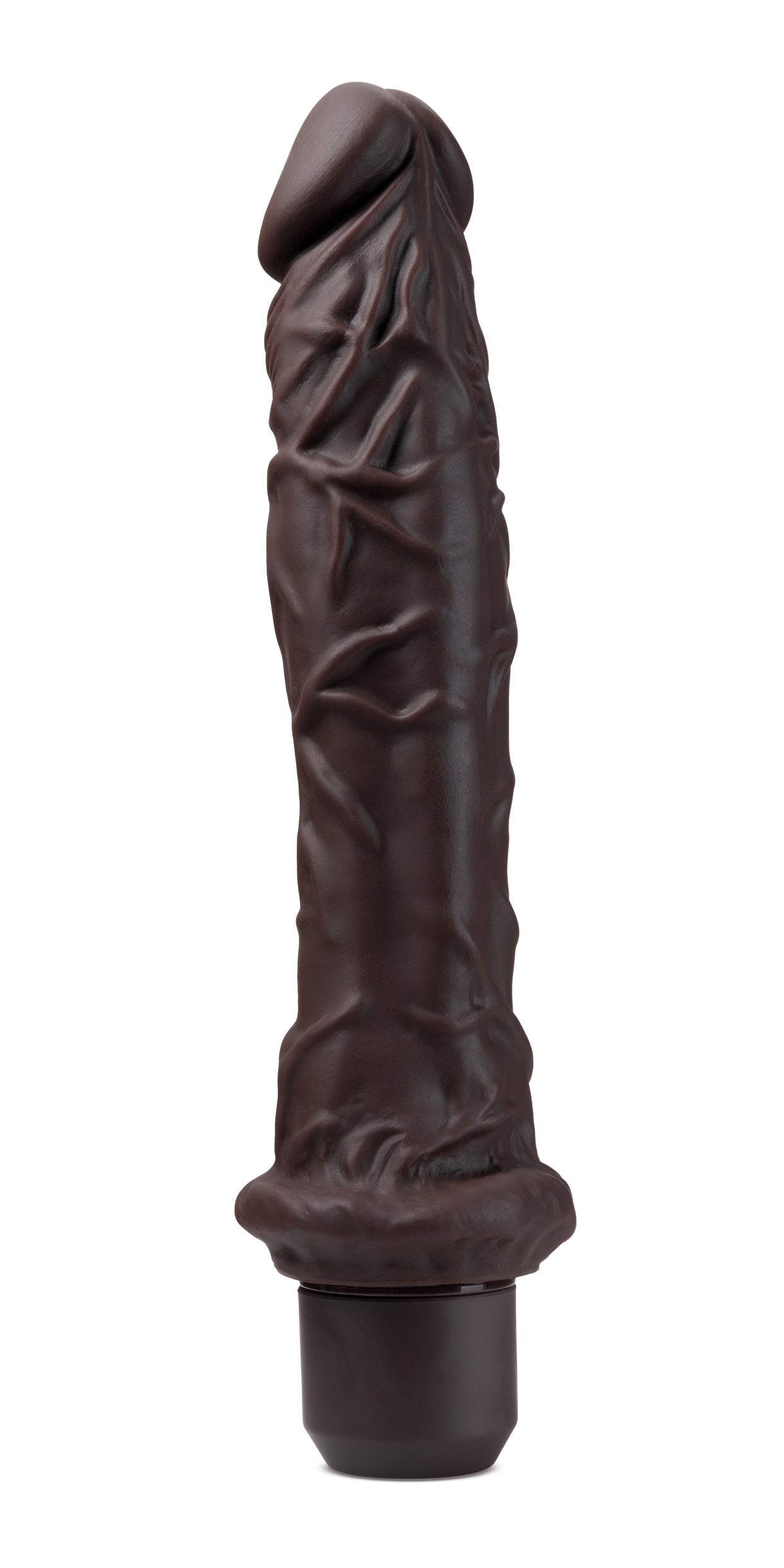 Dr. Skin Silicone - Dr. Richard - 9 Inch Vibrating Dildo - Brown | 819835029045 | Available at EroticWarehouse.com