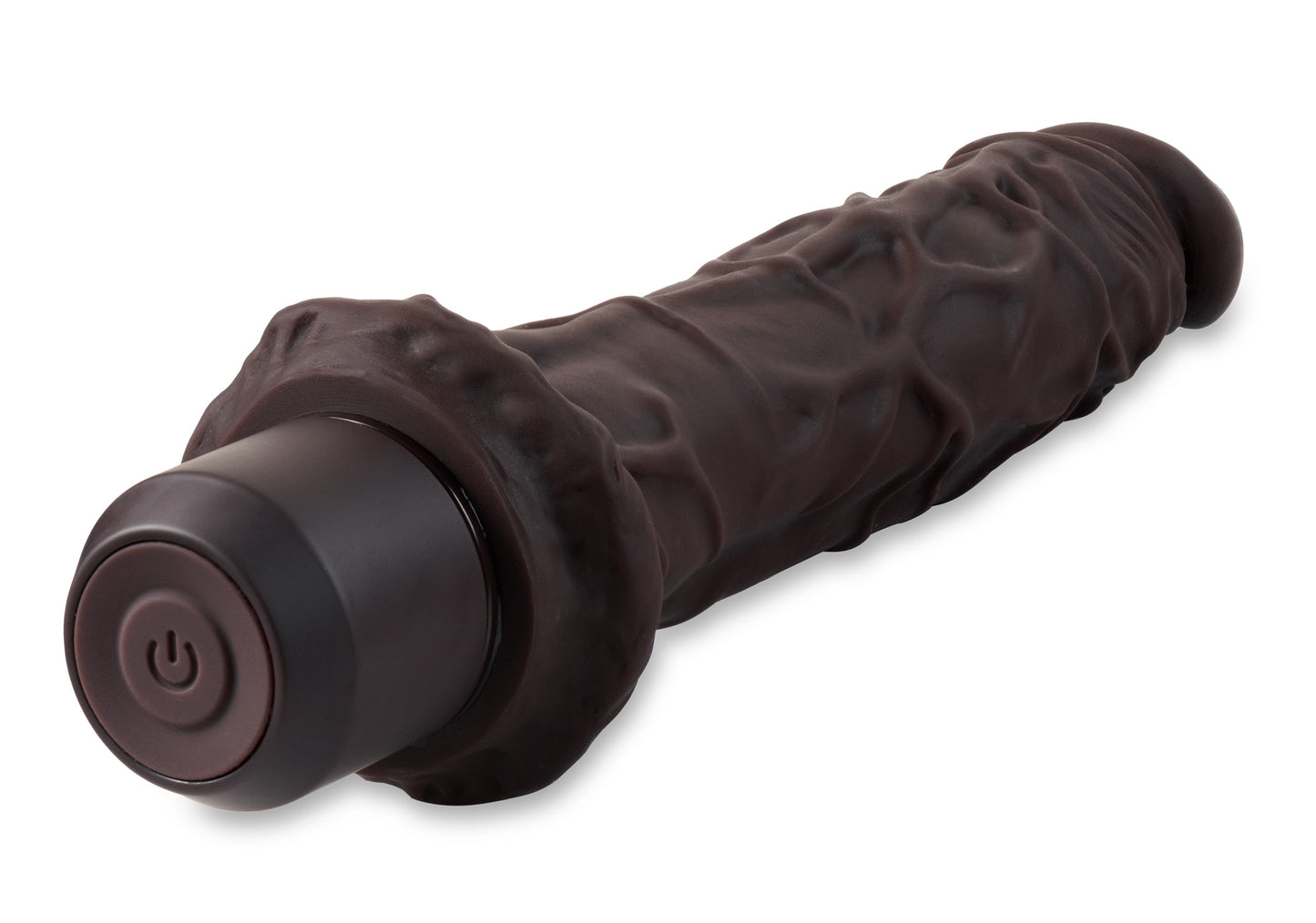 Dr. Skin Silicone - Dr. Richard - 9 Inch Vibrating Dildo - Brown | 819835029045 | Available at EroticWarehouse.com