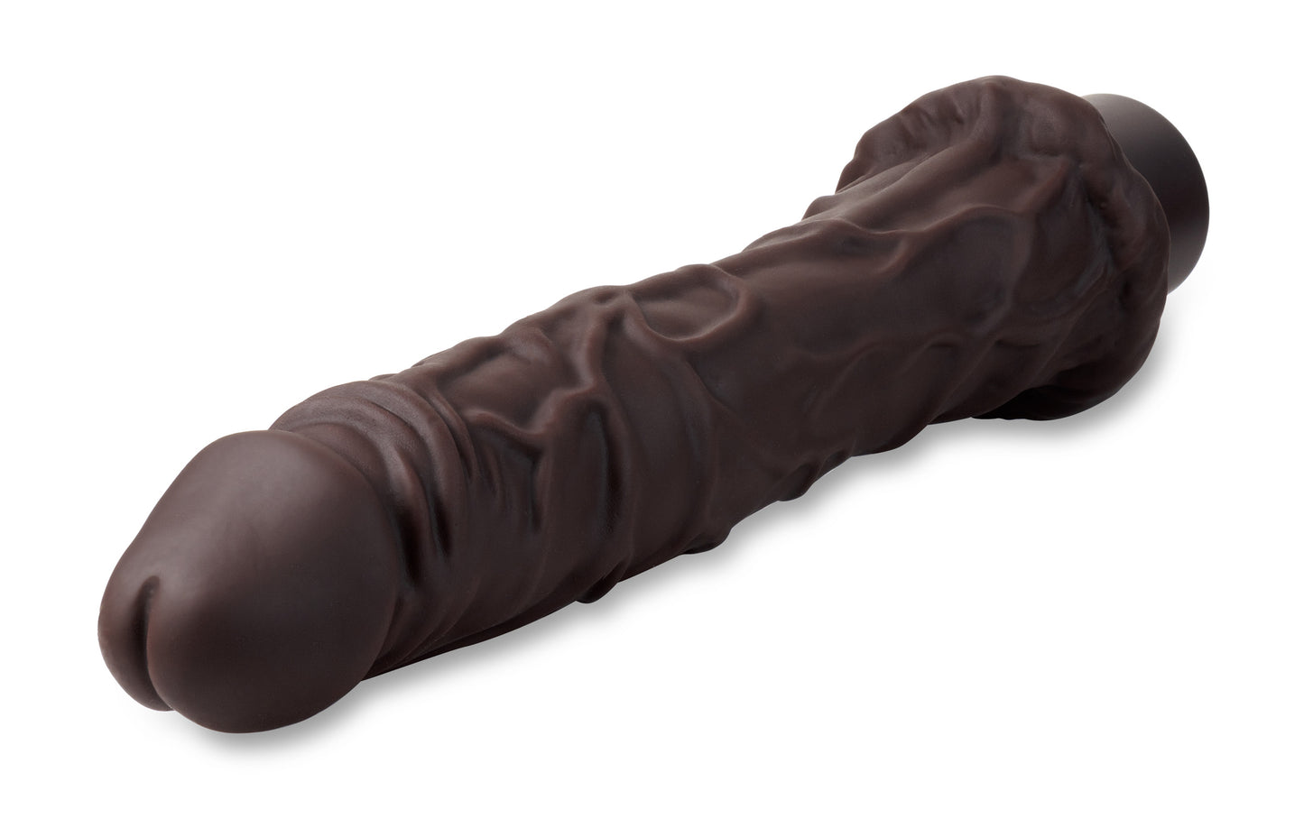 Dr. Skin Silicone - Dr. Richard - 9 Inch Vibrating Dildo - Brown | 819835029045 | Available at EroticWarehouse.com