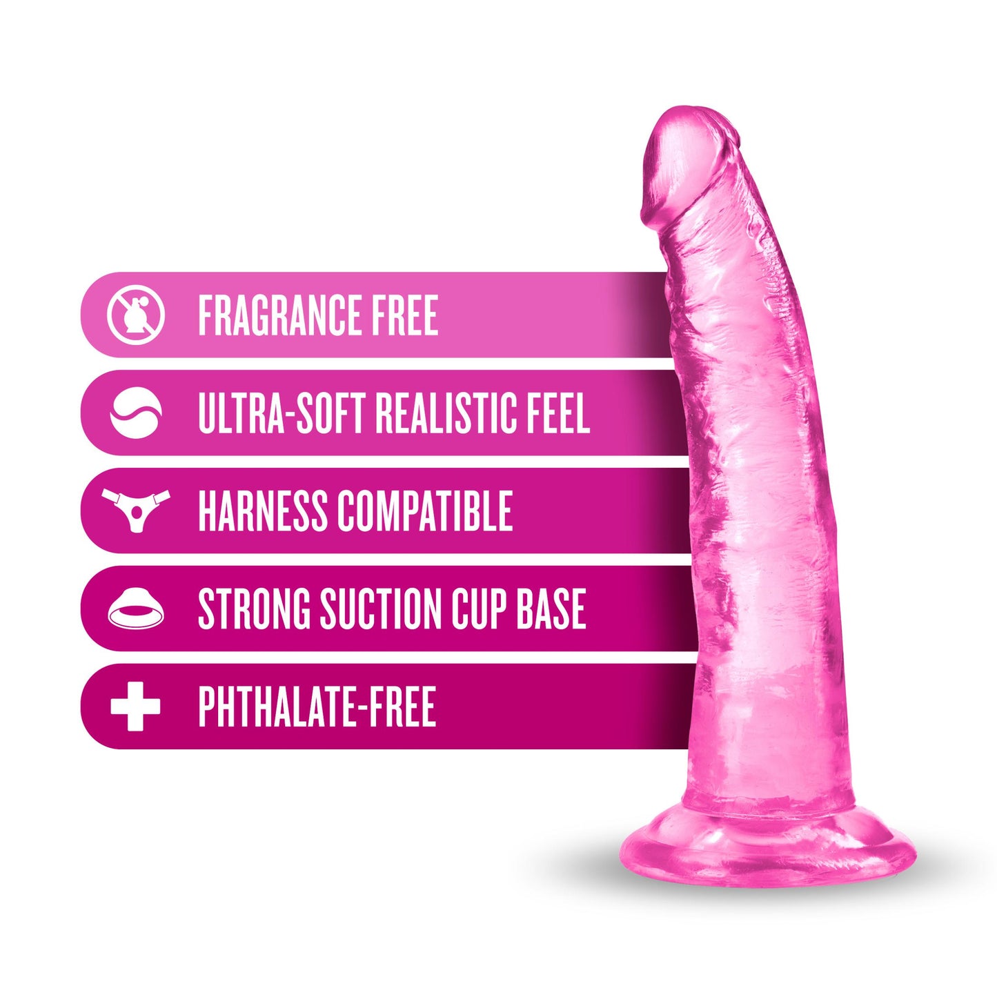 B Yours Plus - Lust N Thrust - Pink | 819835026730 | Available at EroticWarehouse.com