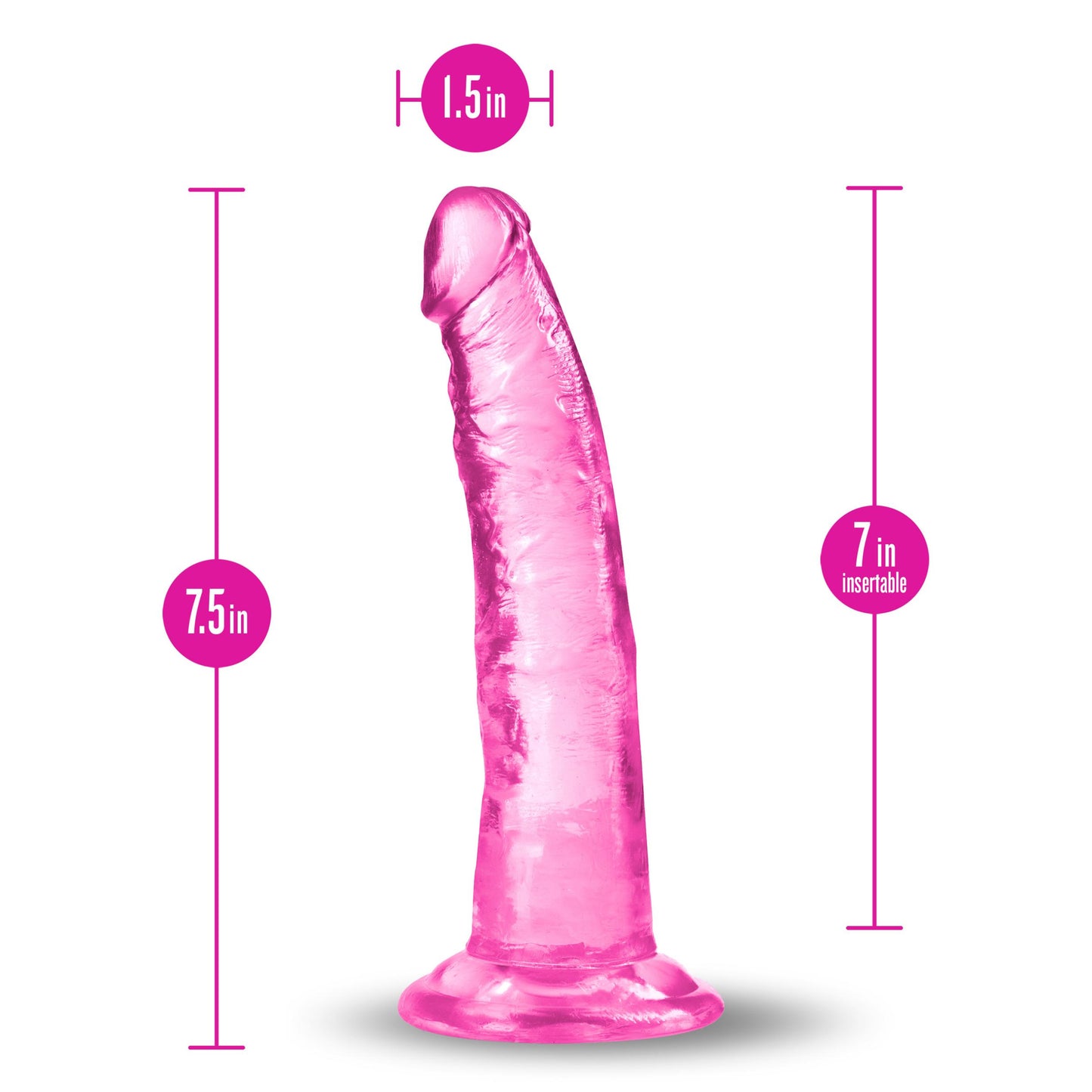 B Yours Plus - Lust N Thrust - Pink | 819835026730 | Available at EroticWarehouse.com