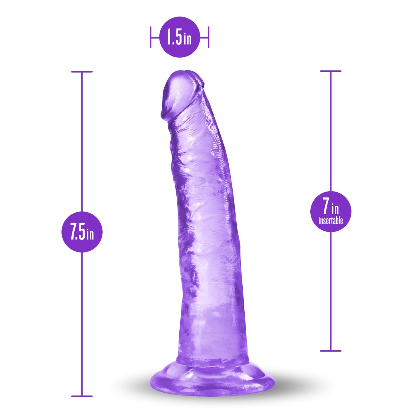 B Yours Plus - Lust N Thrust - Purple | 819835026747 | Available at EroticWarehouse.com