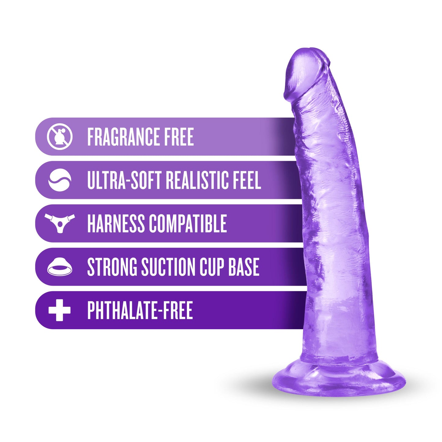 B Yours Plus - Lust N Thrust - Purple | 819835026747 | Available at EroticWarehouse.com