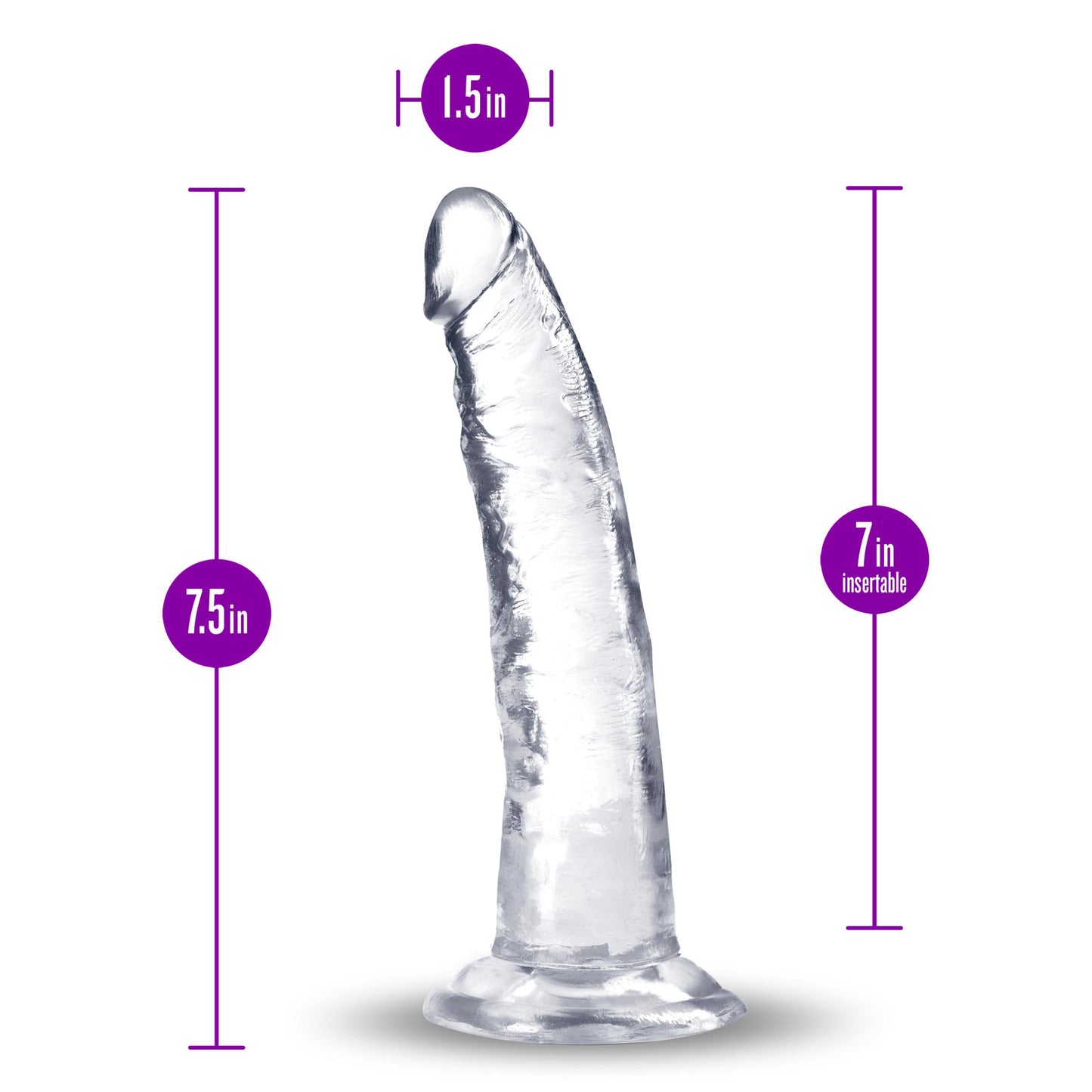 B Yours Plus - Lust N Thrust - Clear | 819835026754 | Available at EroticWarehouse.com