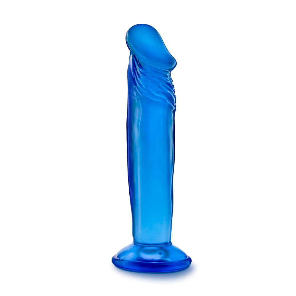 B Yours - Sweet n' Small 6 Inch Dildo With Suction Cup - Blue | 819835023111 | Available at EroticWarehouse.com