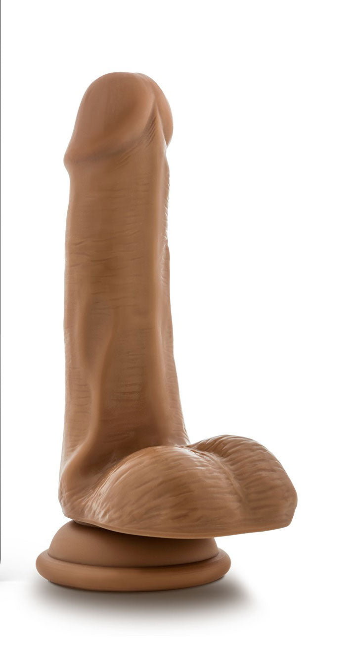 Dr. Skin - Dr. Jeffrey - 6.5 Inch Dildo With Balls - Tan | 819835029304 | Available at EroticWarehouse.com