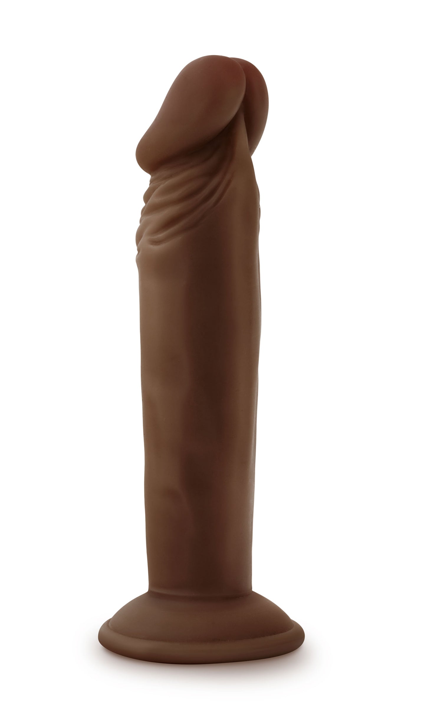 Dr. Skin Plus - 6 Inch Posable Dildo - Chocolate | 819835028437 | Available at EroticWarehouse.com
