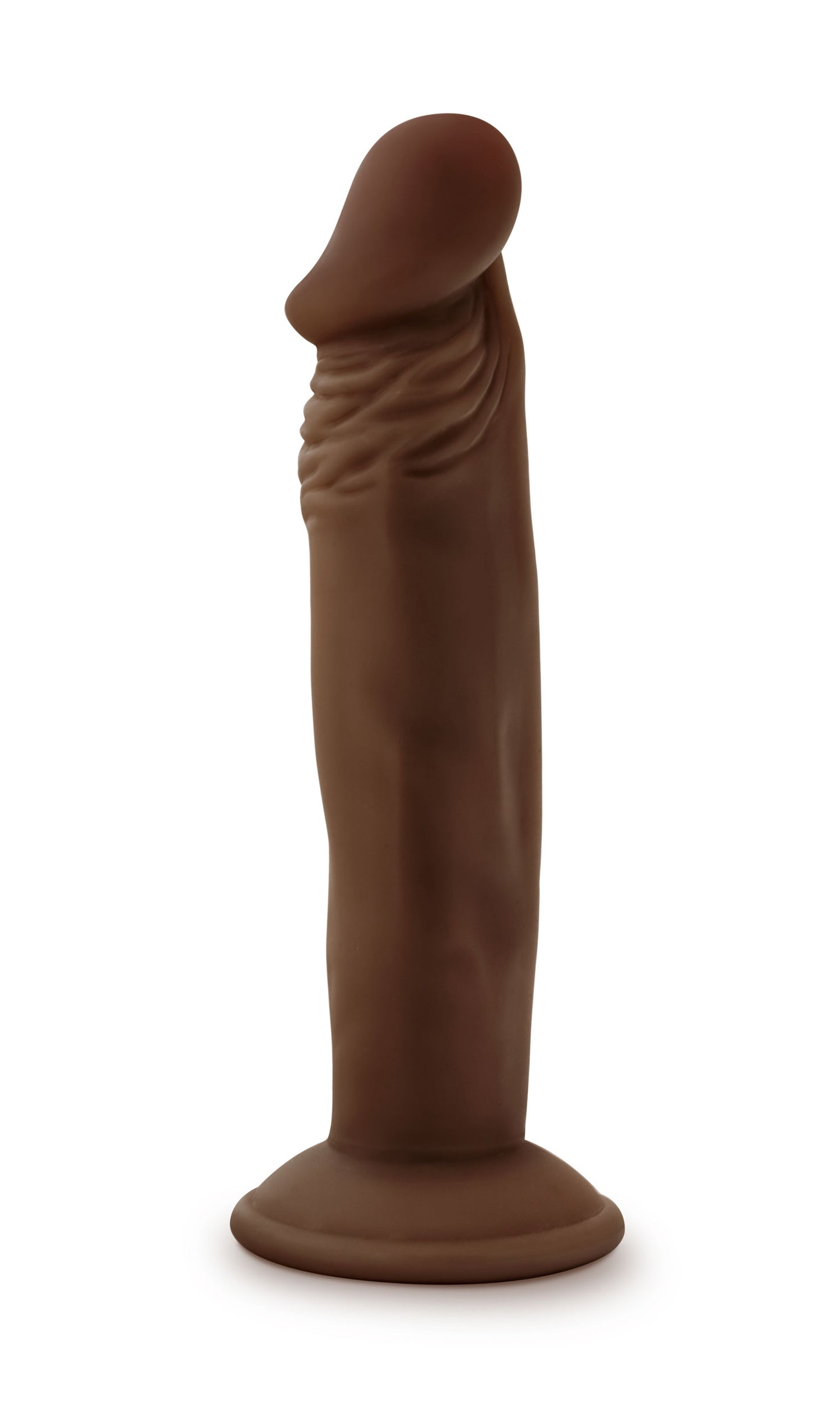 Dr. Skin Plus - 6 Inch Posable Dildo - Chocolate | 819835028437 | Available at EroticWarehouse.com