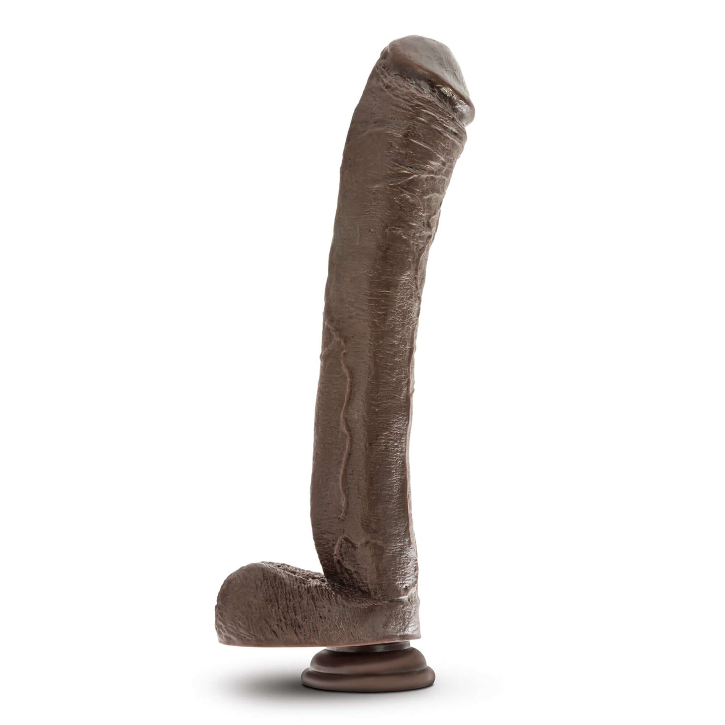 Dr. Skin Mr. Ed 13 Inch Dildo With Suction Cup - Chocolate | 855215007142 | Available at EroticWarehouse.com