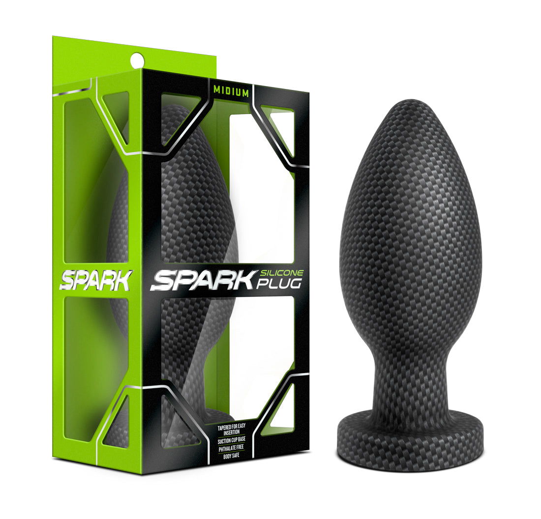 Medium Spark Silicone Plug | 702730697351 | Available at EroticWarehouse.com
