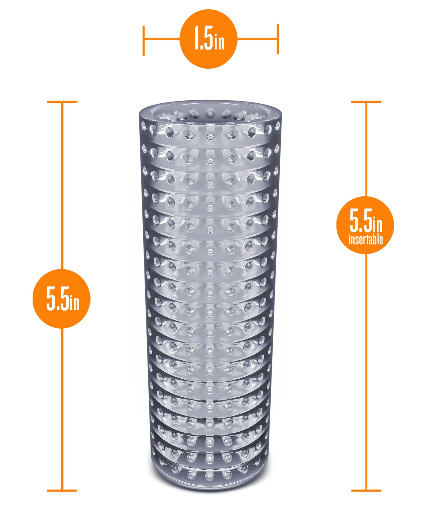 Rize - Strokez - Clear | 819835029243 | Available at EroticWarehouse.com