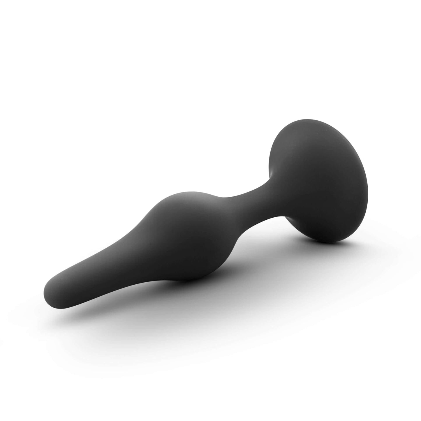 Anal Adventures Platinum - Silicone Beginner Plug - Small - Black | 819835027805 | Available at EroticWarehouse.com