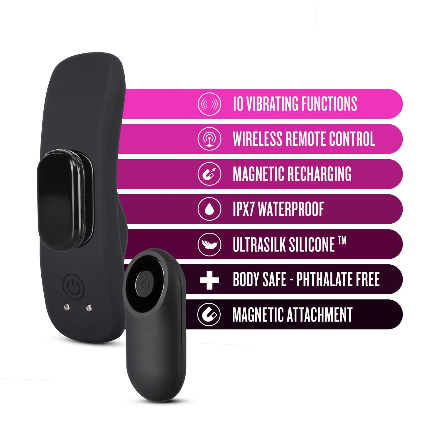 Temptasia - Remote Control Panty - Vibe - Black | 819835026938 | Available at EroticWarehouse.com