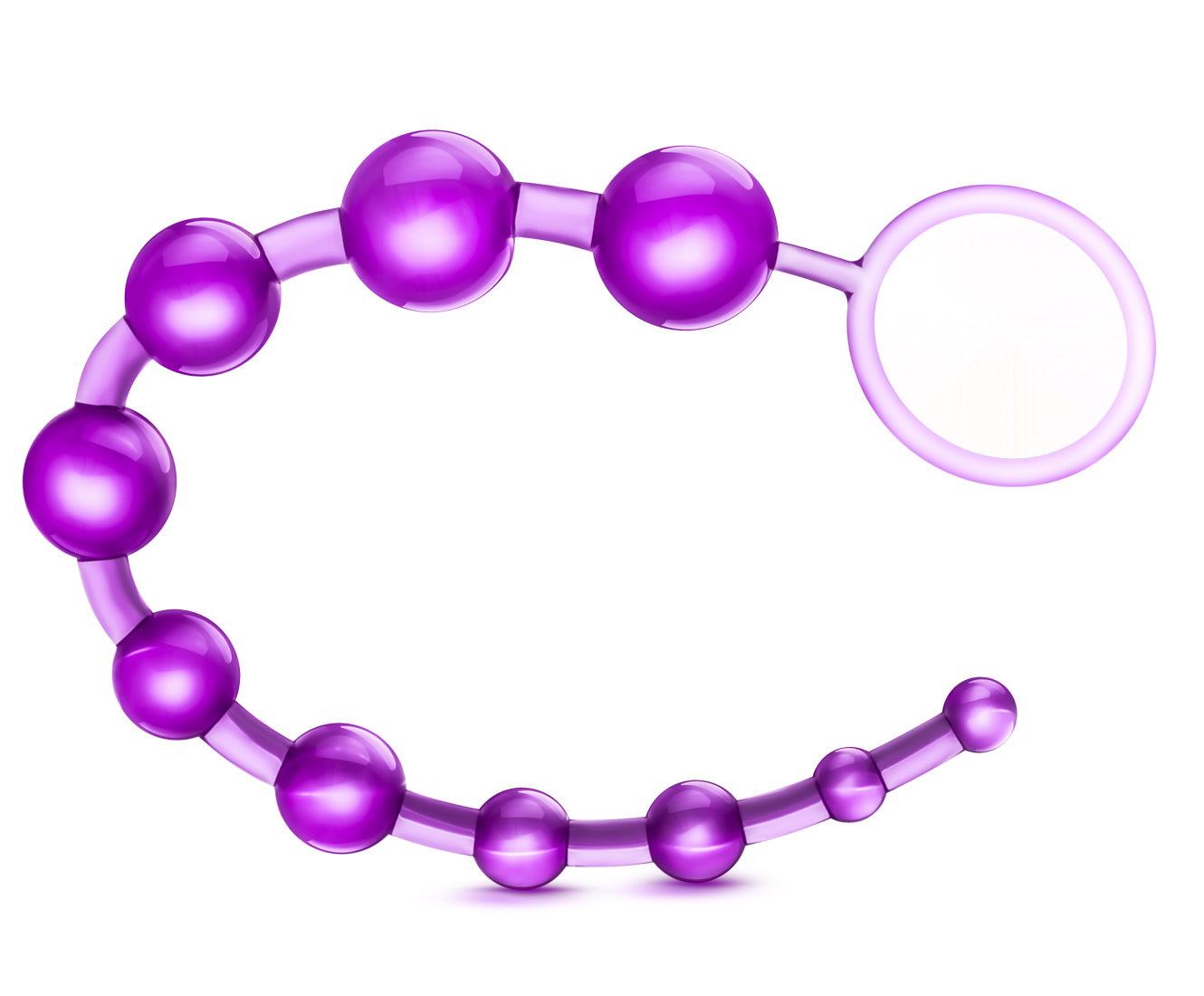 B Yours - Basic Beads - Purple | 735380231712 | Available at EroticWarehouse.com