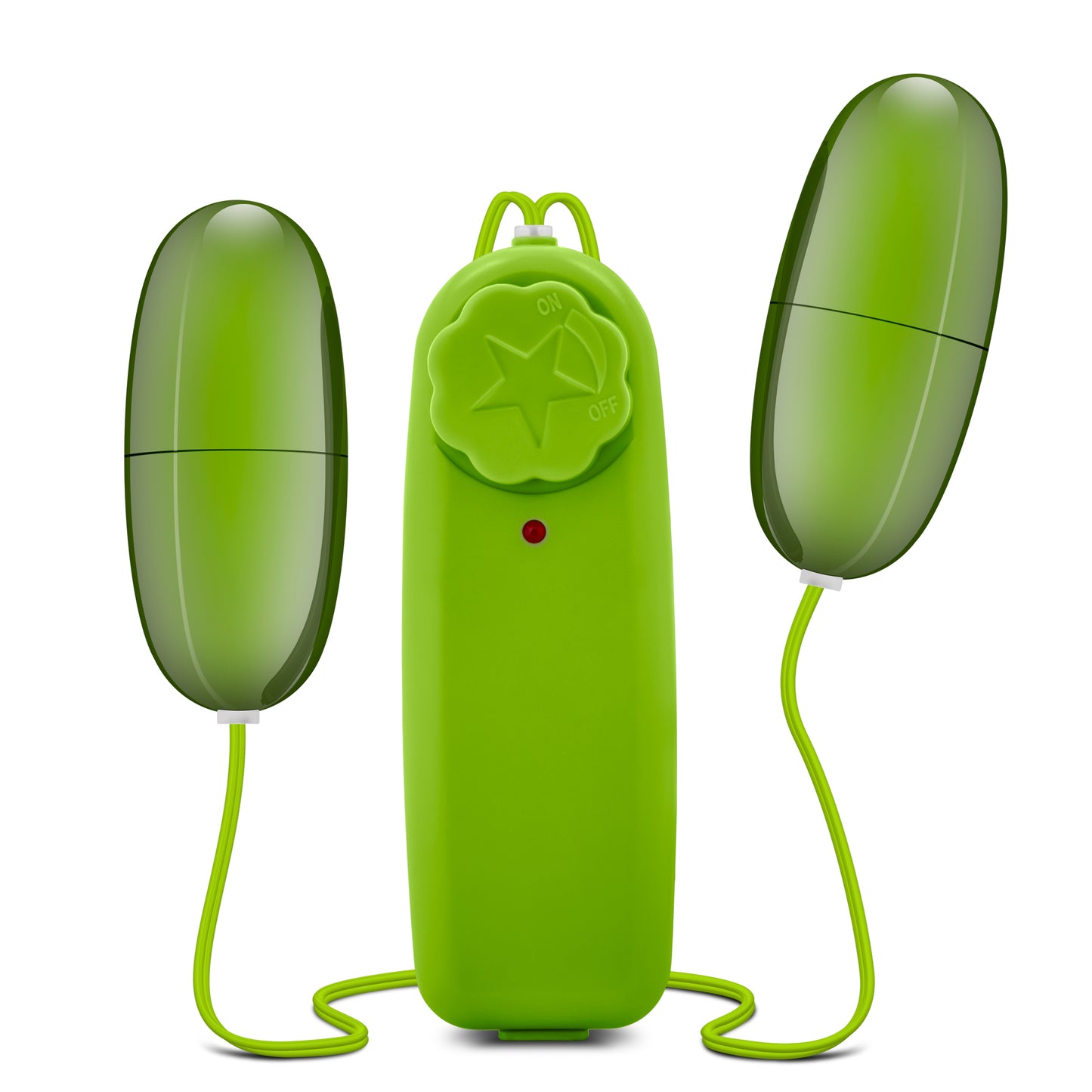 B Yours Double Pop Eggs - Lime | 049008210707 | Available at EroticWarehouse.com