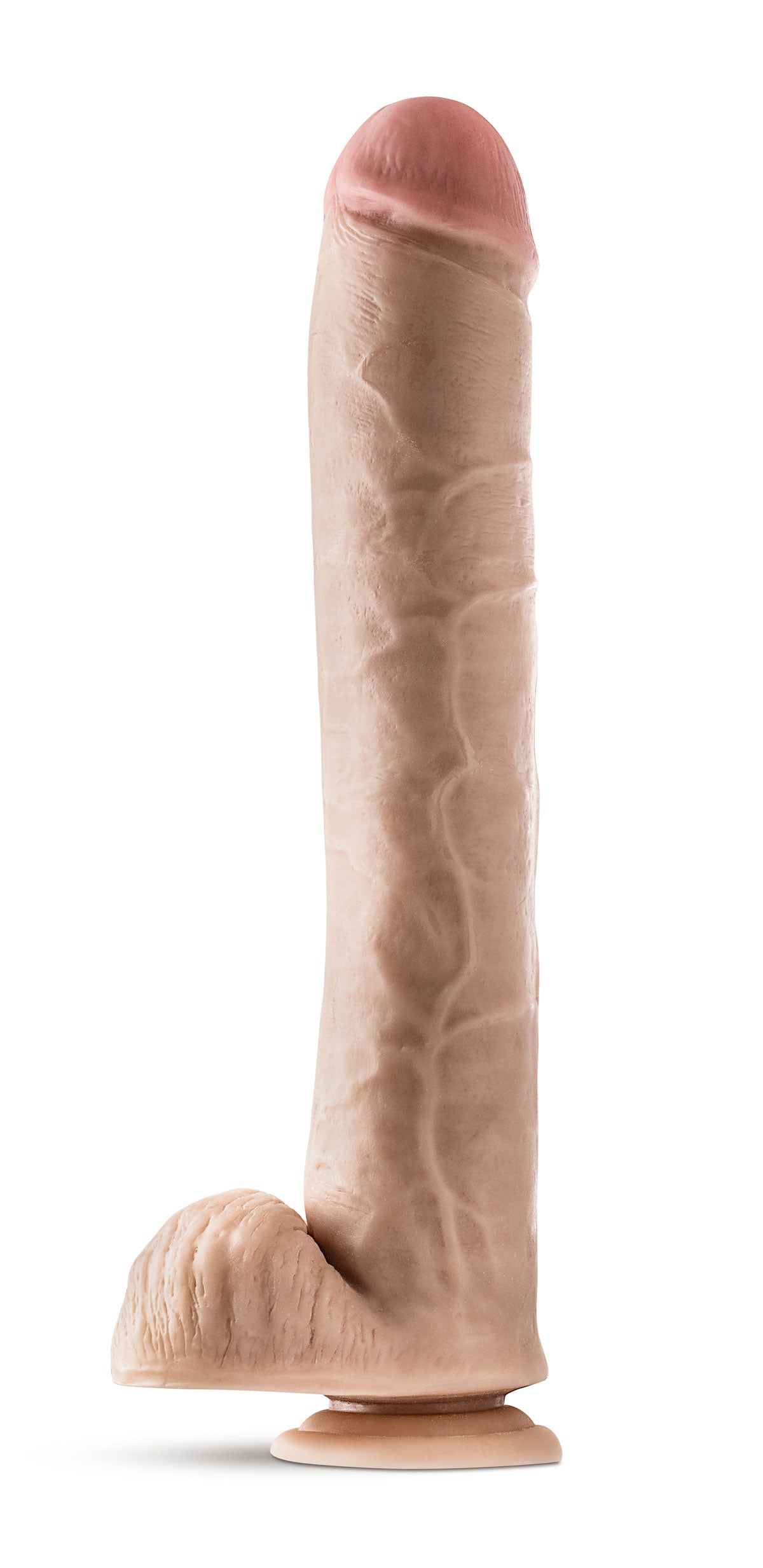 Dr. Skin - Dr. Michael - 14 Inch Dildo With Balls - Beige | 819835029434 | Available at EroticWarehouse.com