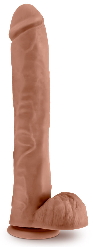 Au Naturel - Daddy - 14 Inch Dildo - Mocha | 819835027447 | Available at EroticWarehouse.com