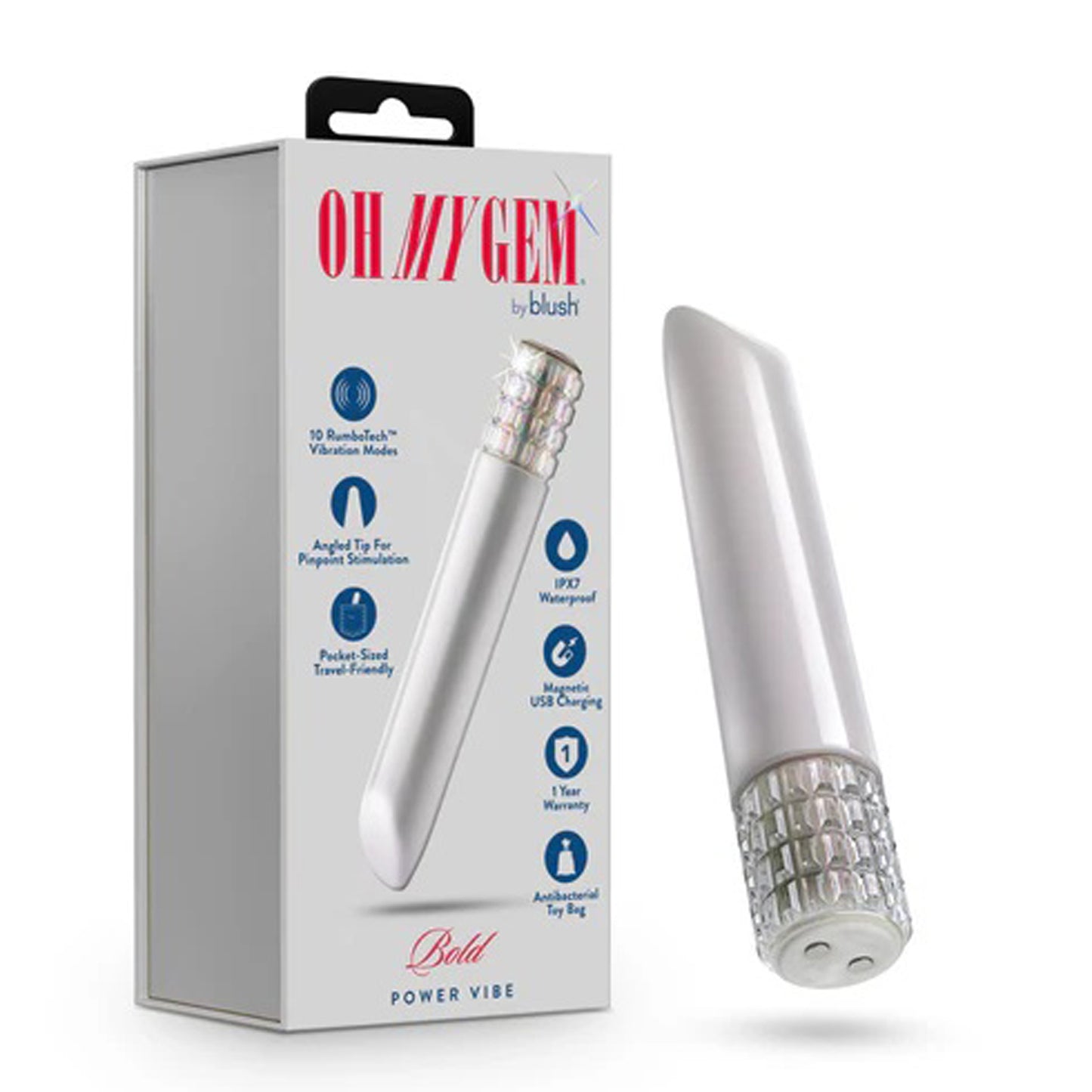 Oh My Gem - Bold Vibe - Diamond | 810138370643 | Available at EroticWarehouse.com