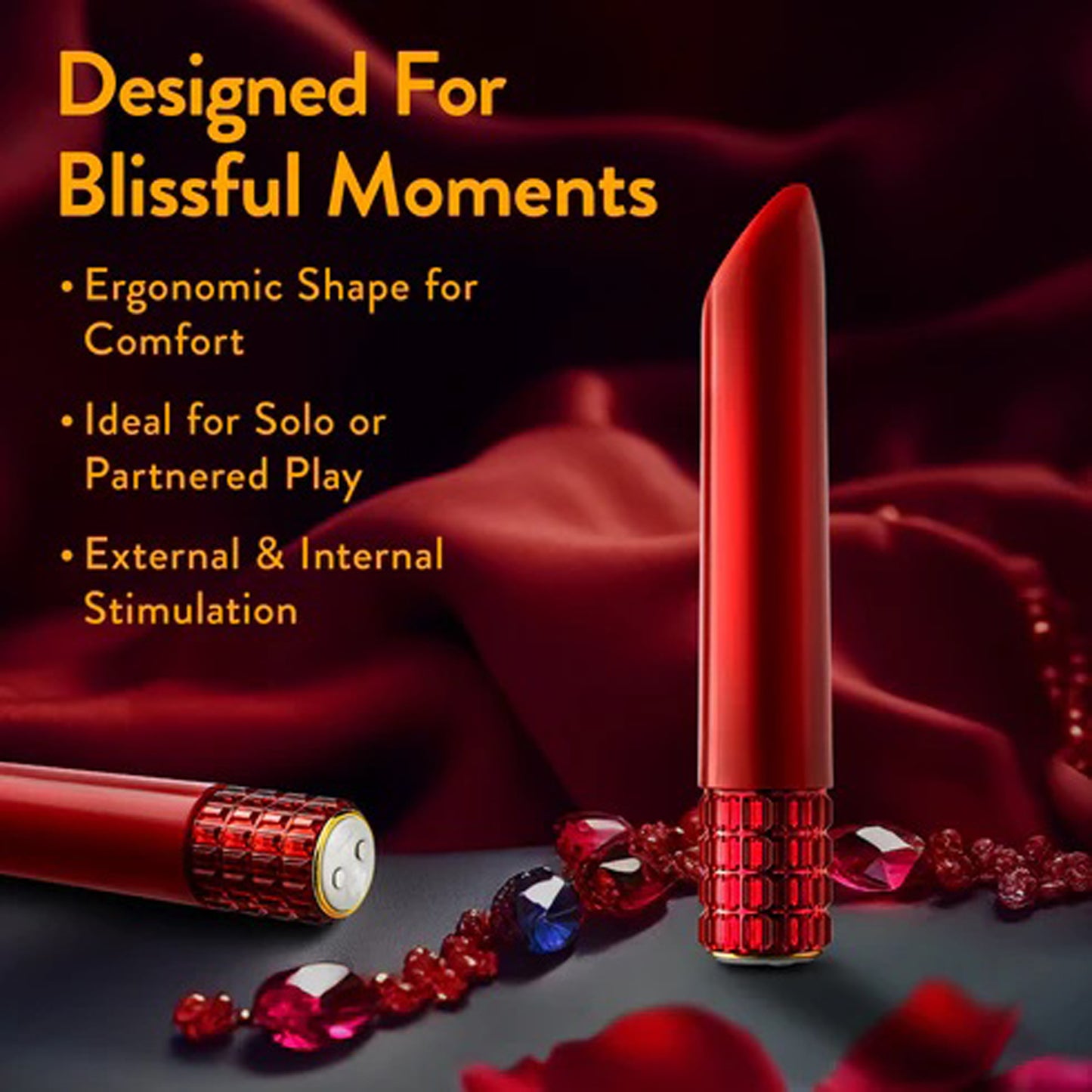 Oh My Gem - Desire Vibe- Ruby | 810138370629 | Available at EroticWarehouse.com