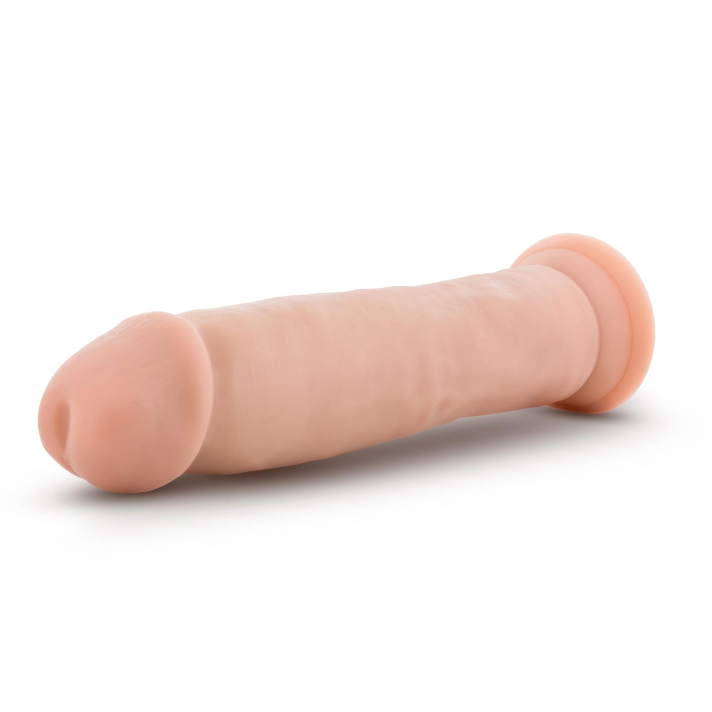 Dr. Skin Plus - 9 Inch Posable Thick Dildo - Vanilla | 819835028529 | Available at EroticWarehouse.com