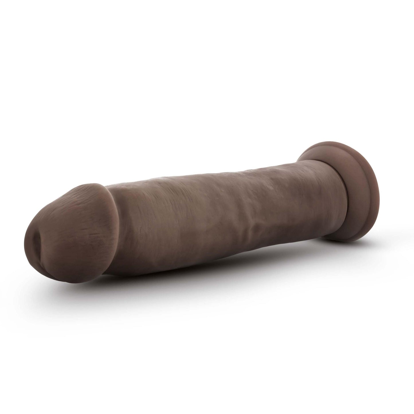 Dr. Skin Plus - 9 Inch Posable Thick Dildo - Chocolate | 819835028536 | Available at EroticWarehouse.com