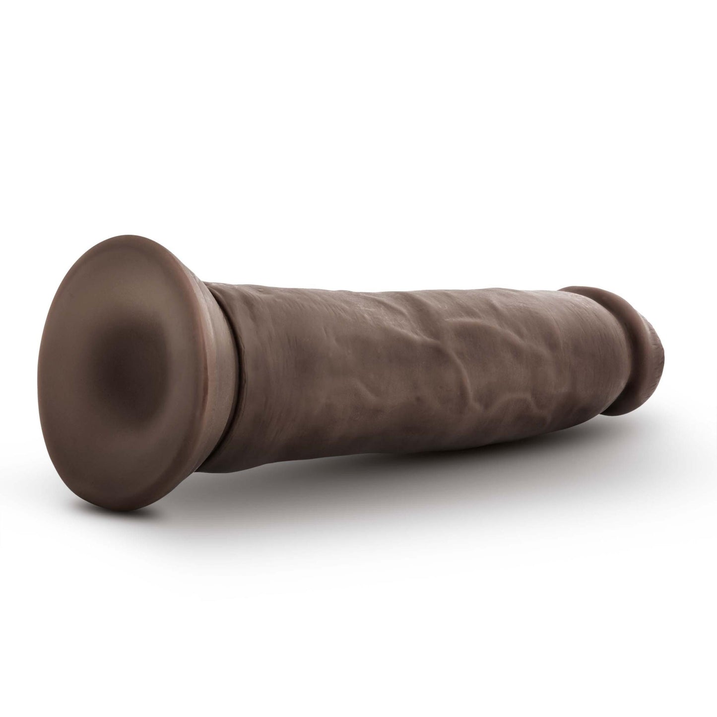 Dr. Skin Plus - 9 Inch Posable Thick Dildo - Chocolate | 819835028536 | Available at EroticWarehouse.com