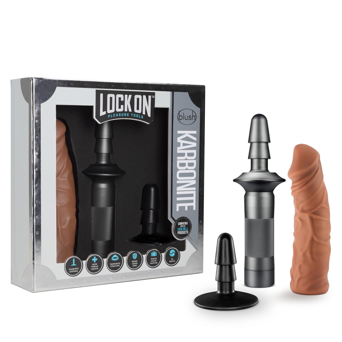 Lock on - Karbonite- Mocha | 819835027751 | Available at EroticWarehouse.com