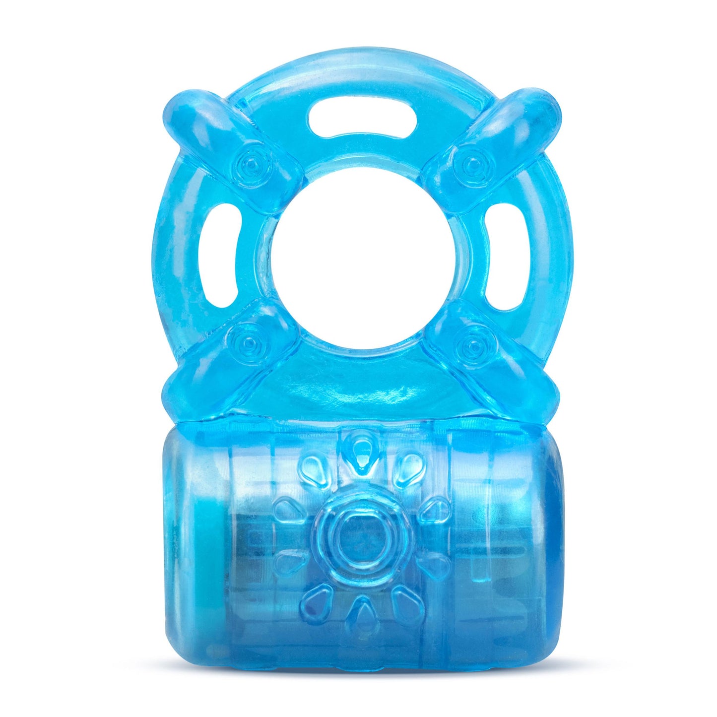 Stay Hard - Rechargeable 5 Function Cock Ring - Blue | 850002870404 | Available at EroticWarehouse.com