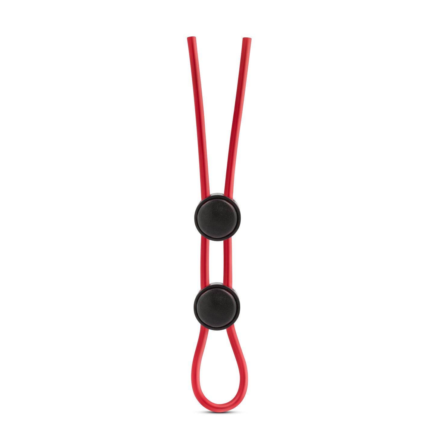 Stay Hard - Silicone Double Loop Cock Ring - Red | 853858007635 | Available at EroticWarehouse.com