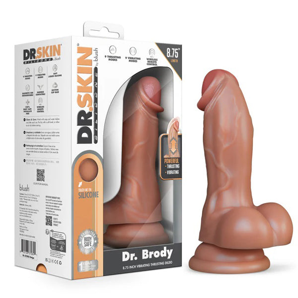Dr. Skin Silicone Dr. Brody Beige | 810138370841 | Available at EroticWarehouse.com
