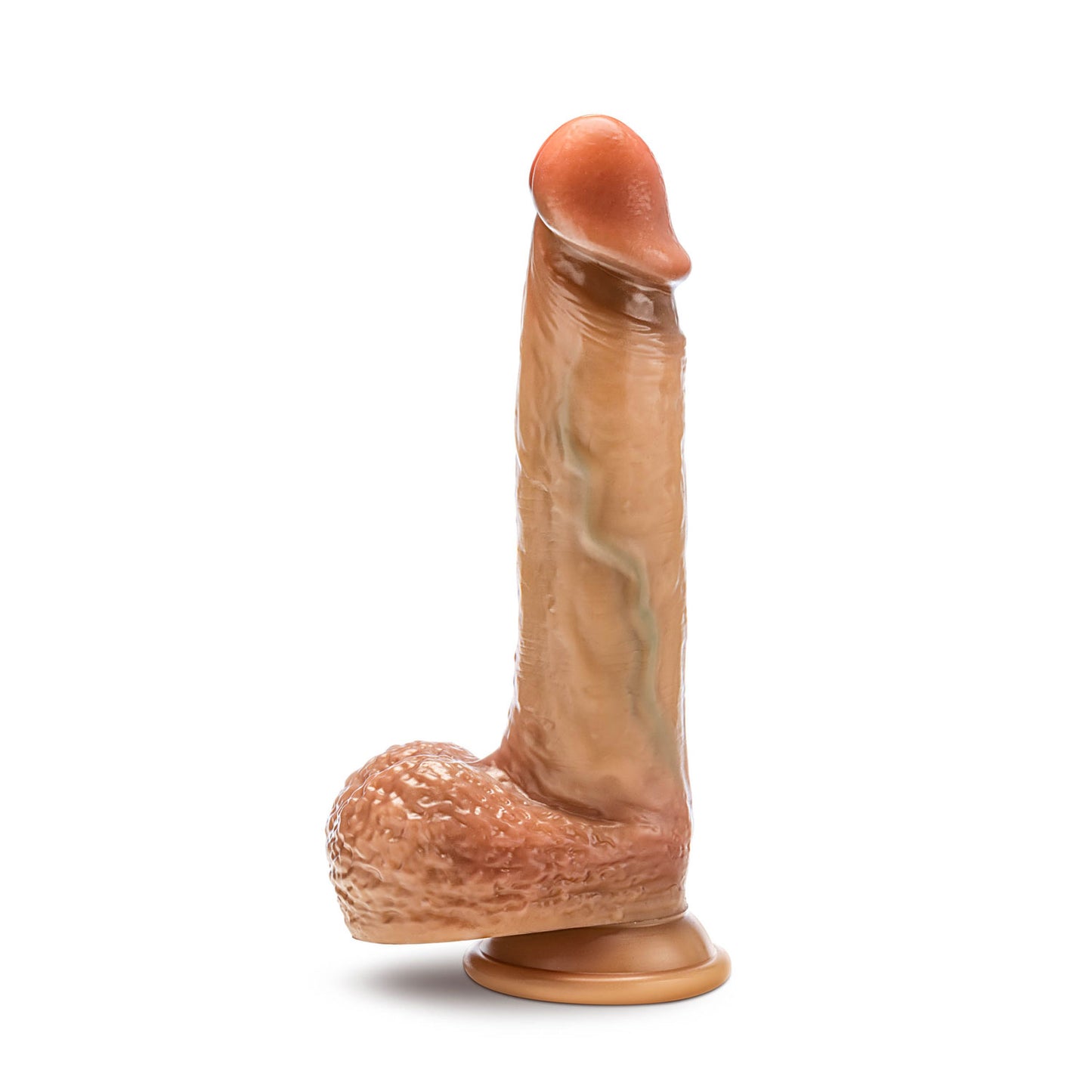 Renaissance - Raphael - 9.5 Inch Sliding Foreskin Dildo With Squeezable Balls - Tan | 810138370322 | Available at EroticWarehouse.com