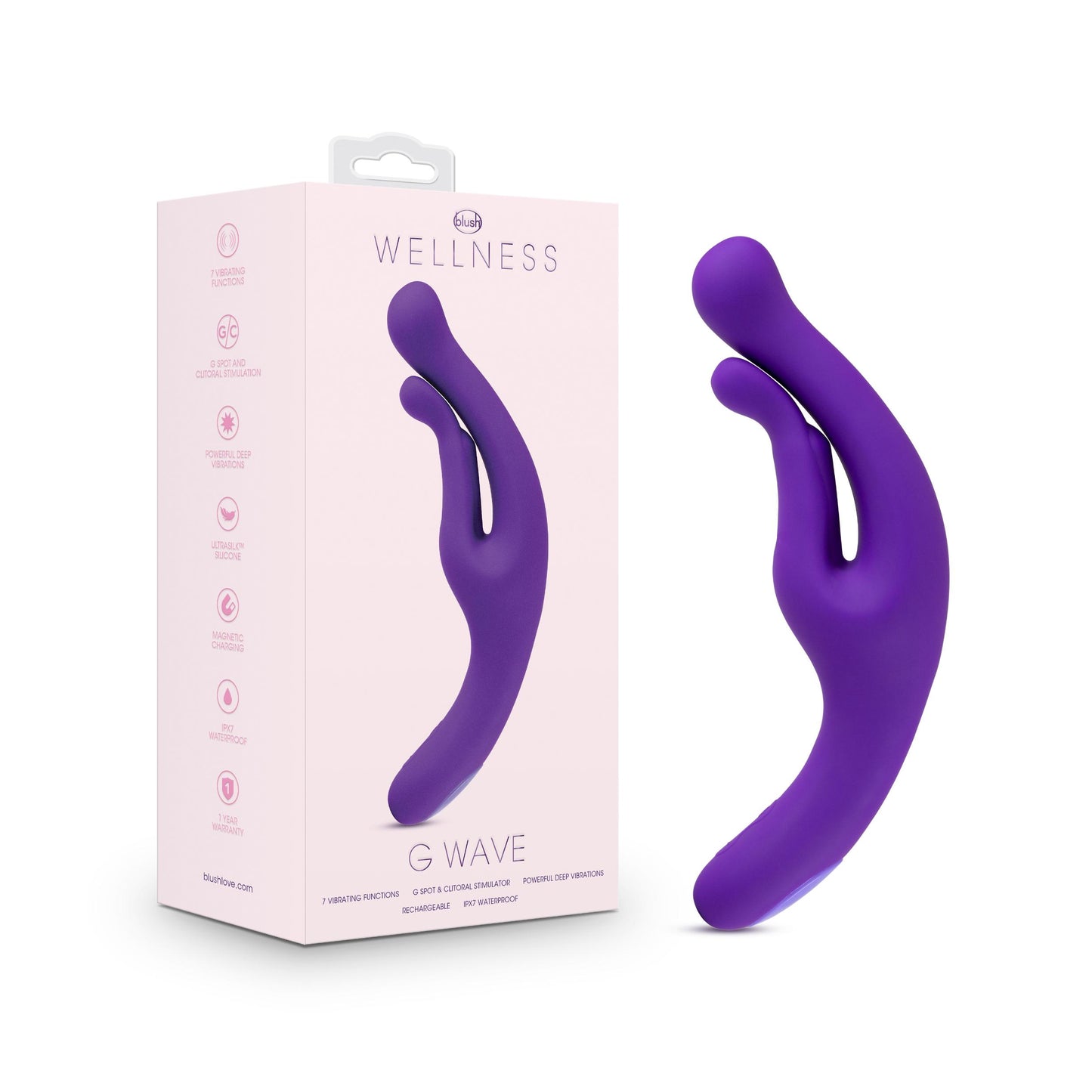 Wellness - G Wave Vibrator -Purple | 819835024750 | Available at EroticWarehouse.com