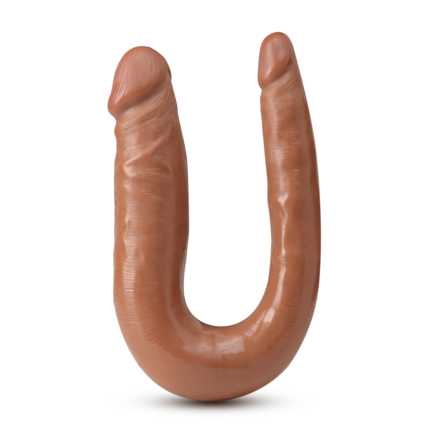 Dr. Skin Mini Double Dong - Mocha | 819835026952 | Available at EroticWarehouse.com