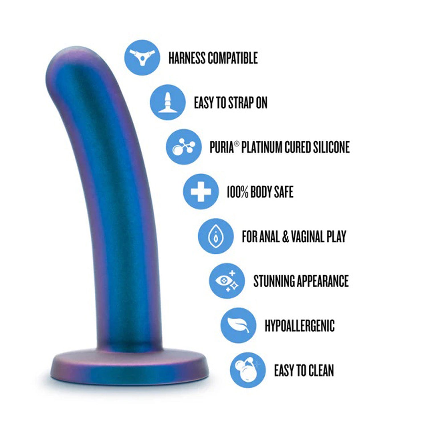 Temptasia Surrender Peg Intermediate Blue Lust | 810138370599 | Available at EroticWarehouse.com