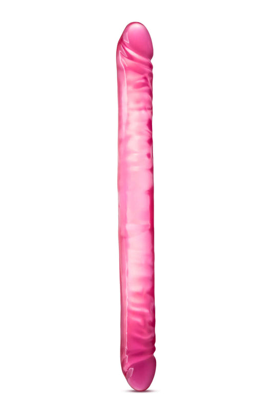 B Yours 18 Inch Double Dildo - Pink | 702730682142 | Available at EroticWarehouse.com